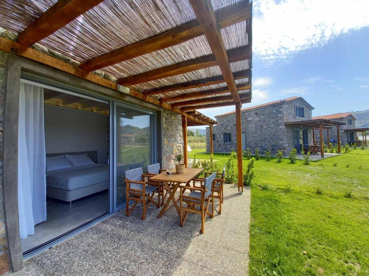 Lithos Villas Skála Eresoú Dış mekan fotoğraf