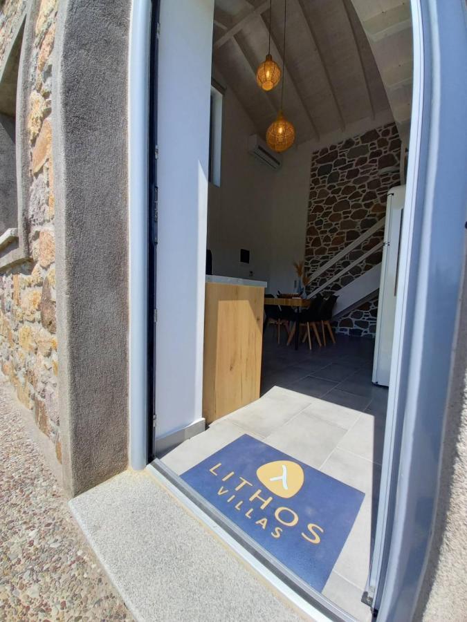 Lithos Villas Skála Eresoú Dış mekan fotoğraf